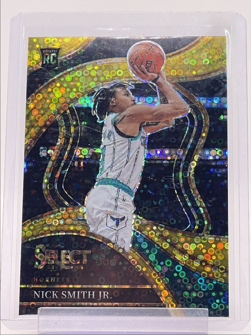 NICK SMITH JR. 2023-24 SELECT COURTSIDE ROOKIE GOLD DISCO PRIZM RC /10 Q1713