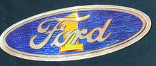 Vintage Lot X2 Ford 1 Shiny Foil-style Metallic Stickers Decals Car Truck Van Vintage Lot X2 Ford 1 Shiny Foil-style Metallic Stickers Decals Car Truck Van