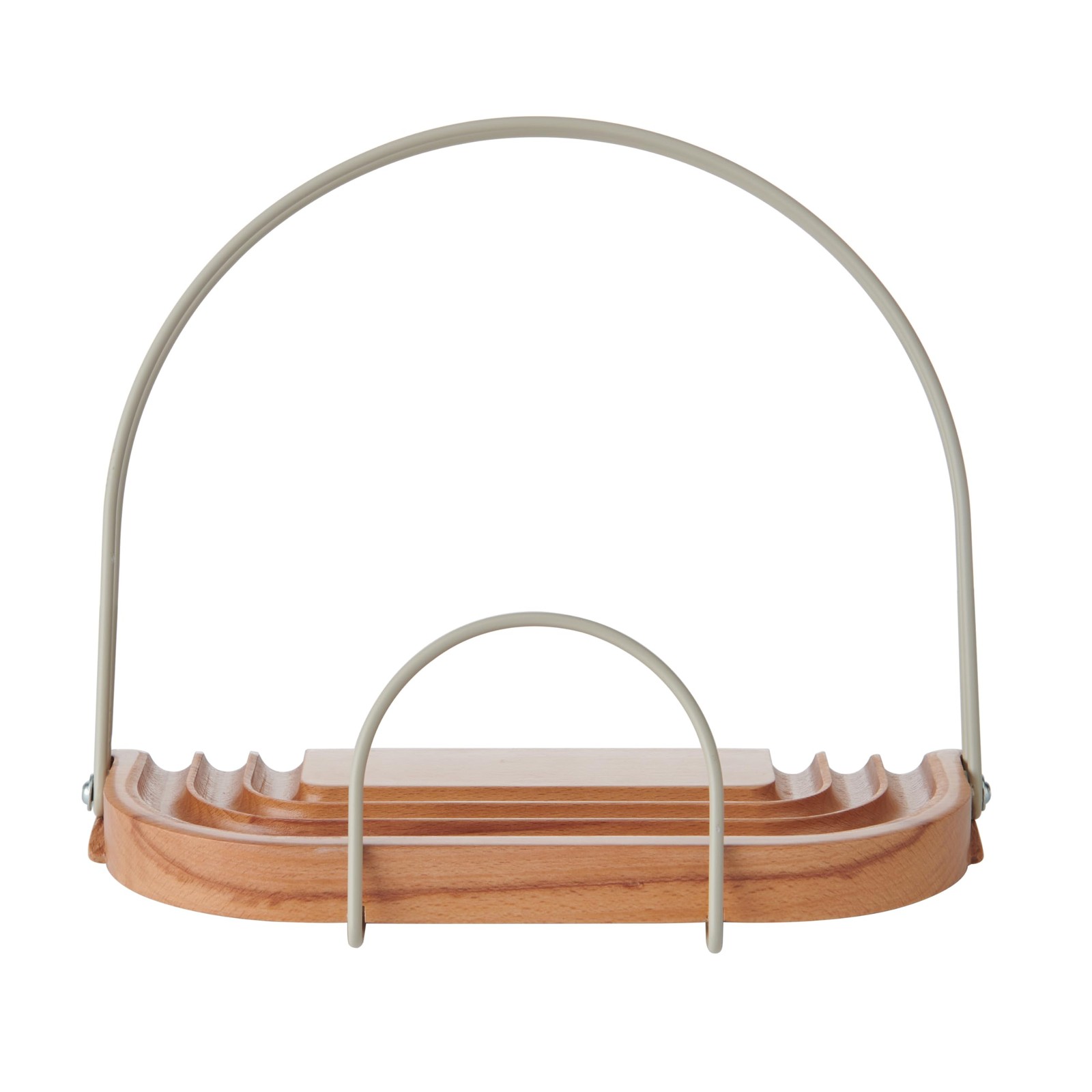 KitchenCraft Idilica Beechwood Cookbook Stand, Adjustable Recipe Book and Tablet