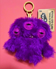 Fuggler Purple Mini Plush Keyring Keychain Clip-On w/ Tag 2023