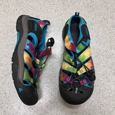 KEEN OUTDOOR Newport H2 Sandals Rainbow Tie Dye Big Kids 5 Unisex