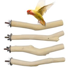 4Pcs Natural Wooden Bird Branch Wood Perch Stand Parrot Stand 4PCS jujube wood