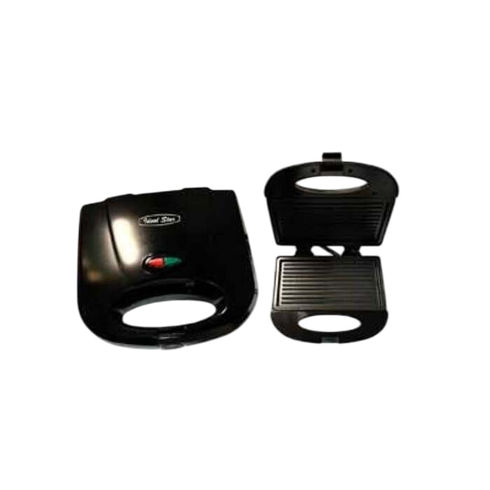 Mini Grill Elettrico 750W - Piastra Antiaderente per Panini e Verdure
