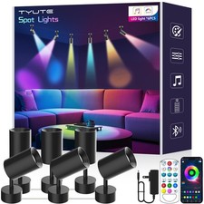 LED Spot Lights, Color Changing Wall Light with APP Remote Control, Music Sy...
