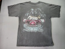 Vtg Low Rider Aztlan Shirt Mens XL Black 90s Mexico Chicano Chevy Impala TM 98 
