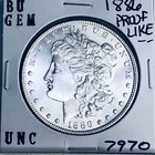 1886 BU GEM MORGAN SILVER DOLLAR UNC MS+++ U.S. MINT RARE COIN 7970