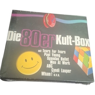 Die 80er Kult Box CD + DVD Neu Blister Wham Cyndi Lauper Tears For Fears