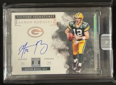 Aaron Rodgers 2019 Panini Impeccable Victory Signatures Auto WHITE BOX 1/1 XLV
