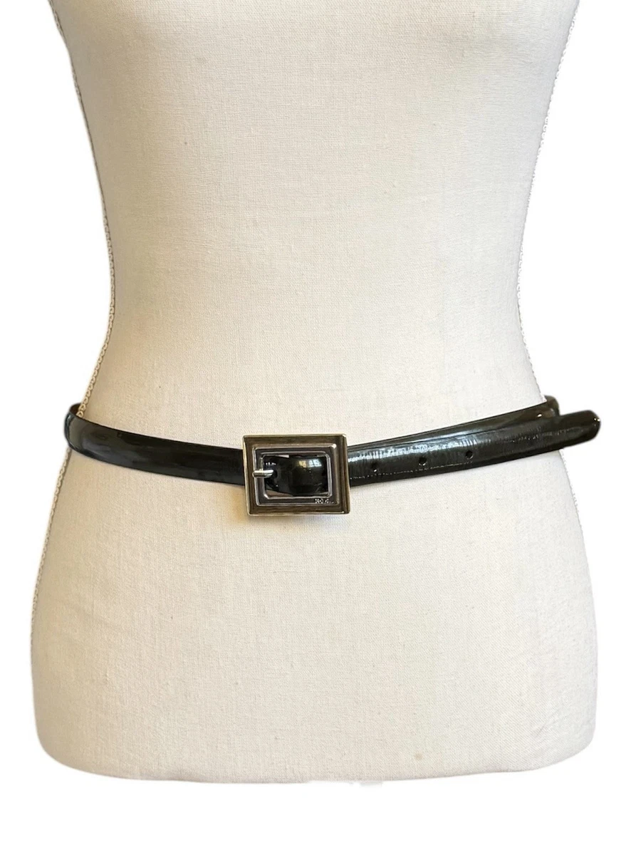 Vintage Ralph Lauren Emerald Green Tubular Leather Rolled Skinny Belt Size‎ 30 Lauren Ralph Lauren Green Skinny Belts for Women for sale | eBay main image 3