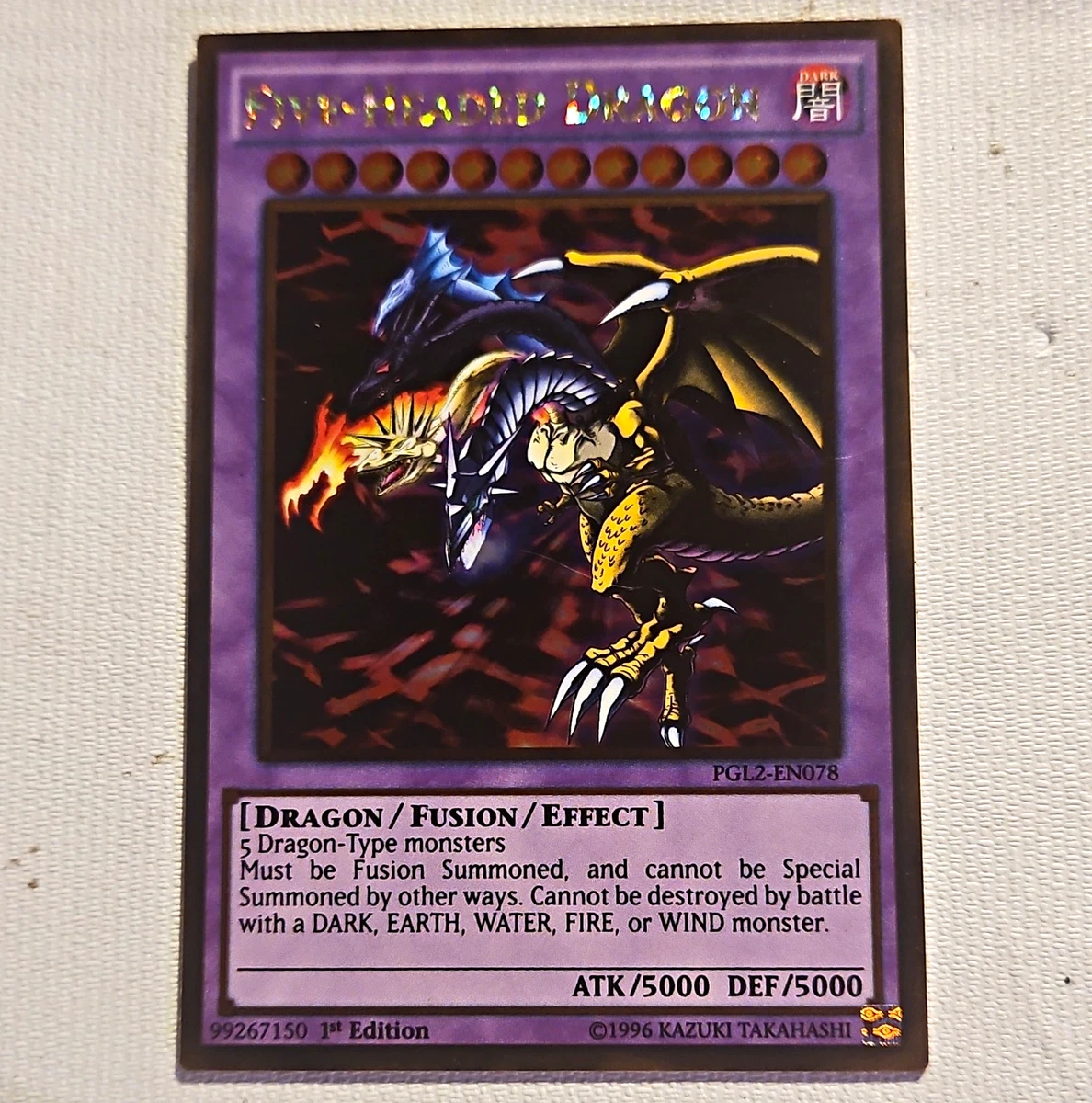 five headed dragon yugioh card price Yu-Gi-Oh! - Five-Headed (LC03-EN004) Mint / near mint condition trading card Five Headed Dragon for sale