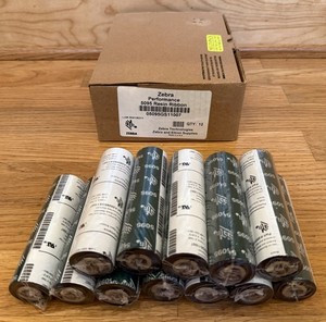 Zebra 05095GS11007 12pk 5095 Resin Ribbon 4.33in/ 110mm X 244ft/74m .5in ID Core