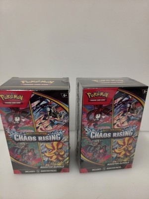 Pokemon TCG Mega Evolution Chaos Rising Booster Bundles New Factory Sealed x2
