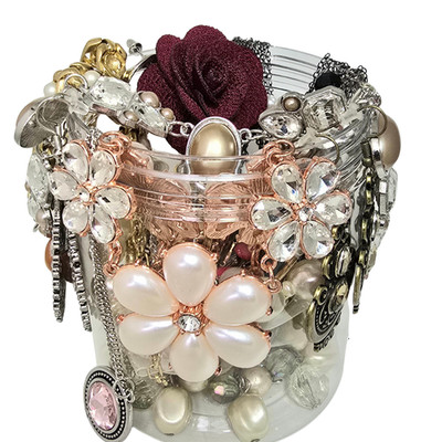 Mystery Jewelry Jar - All Wearable - No Junk Curated Collection - 3 Sizes Avail