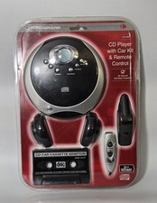 New Portable CD Player W/ Car Kit  Remote Control