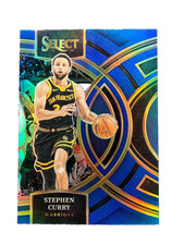 2023-24 Panini Select - Premier Level Stephen Curry #145 Blue Prizm