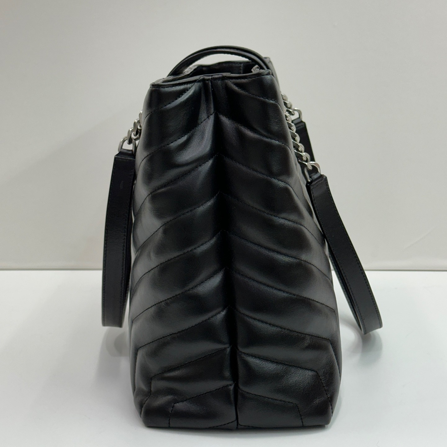 Borsa a tracolla donna Saint Laurent Matelassé Monogram Loulou Medium 12345