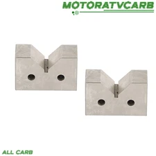 ALL-CARB 1 Pair 2" × 3/4" × 1-1/4" Cast Iron V-Blocks High Quality Castings