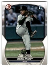 2023 Bowman Draft #BD-37 Isaiah Coupet | Colorado Rockies