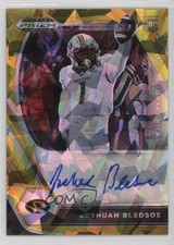 2021 Panini Prizm Draft Picks Gold Ice Joshuah Bledsoe #DPA-JBL Auto 19ed