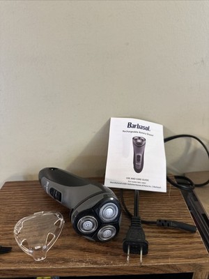 Barbasol Men's Rechargeable Dry Rotary Shaver with Pop-up Trimmer CBR1-1002