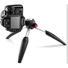 Manfrotto PIXI EVO 2-Section Mini Tripod, Bla...