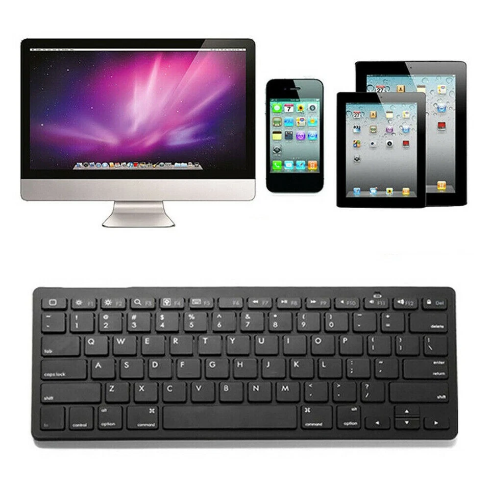 Bluetooth Wireless Keyboard for Apple iPad 7 8 9 10 11 Mac Computer PC Macbook - Image 2 of 4