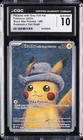 2023 POKEMON X VAN GOGH #085 PIKACHU WITH GREY FELT HAT CGC 10