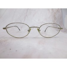 Brooks Brothers Silver Oval Metal Eyeglasses Frame B.B.209 1148 49-19-135