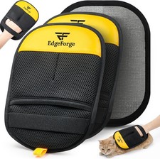 2 Pack Pet Hair Removal Glove Dogs Cats Reusable Electrostatic Magic Brush