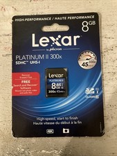 Lexar Platinum II 300X SDHC UHS-1 CLASS 10 16 GB 2 Pack Camera Memory Cards
