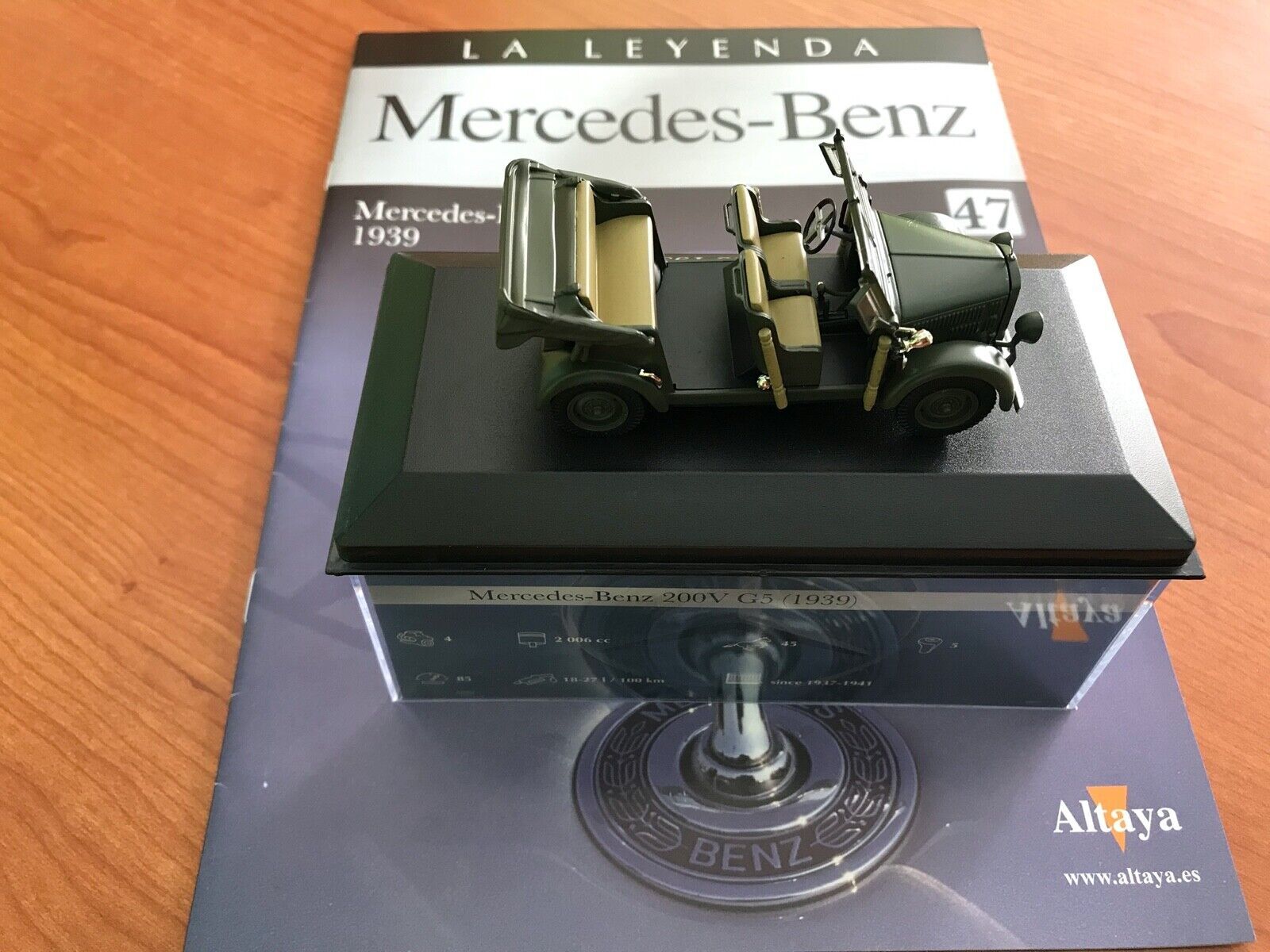 BUGATTI VEYRON 2005 Atlas Voitures Mythiques D. Chapatte 1/43 Neuve en