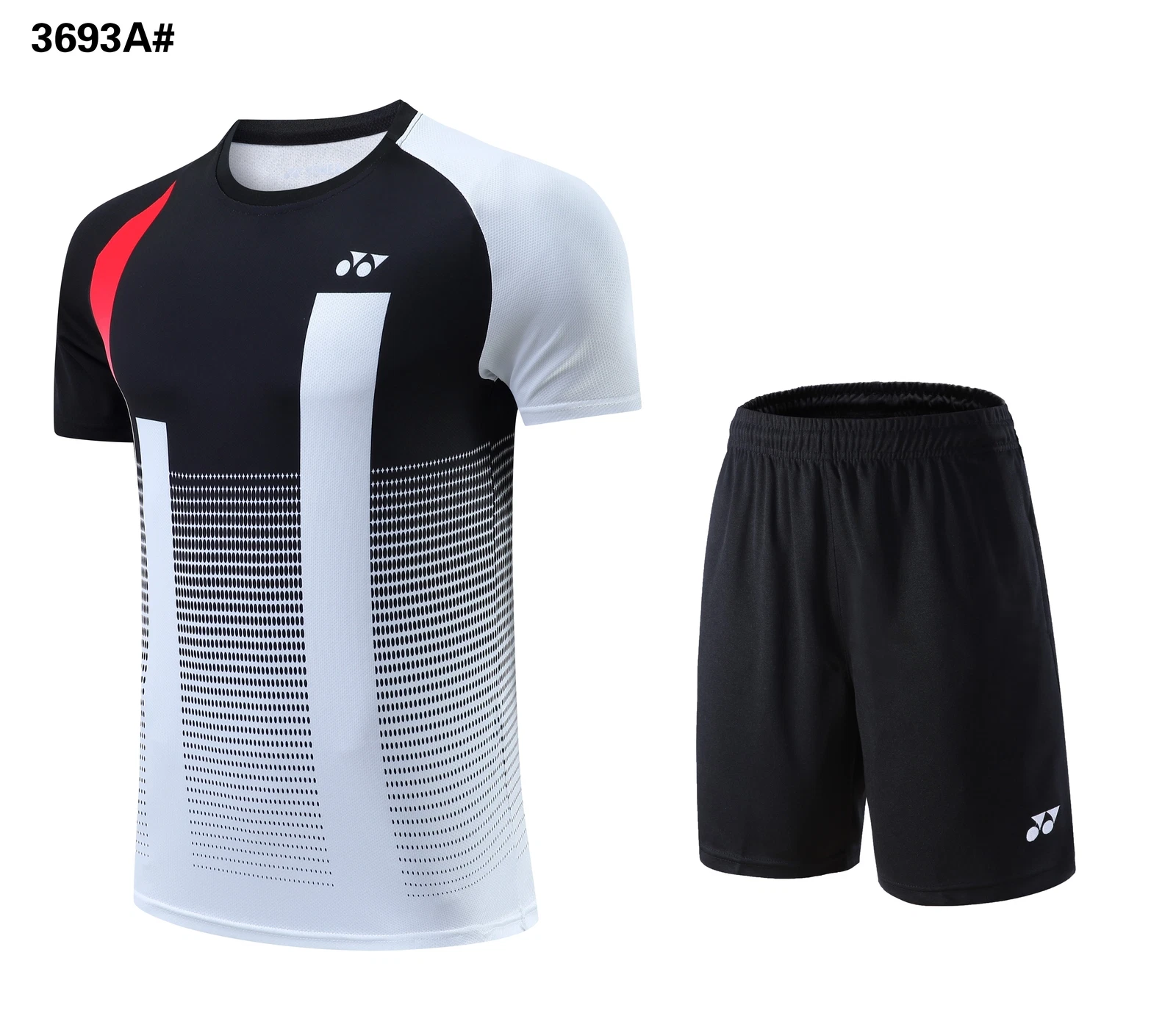 Men Women's Badminton Outfit Summer Quick Dry Training Match Short Sleeve