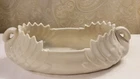 Stunning Rarely Seen Vintage Haeger white 7125 Double Handled Swans1987 EUC