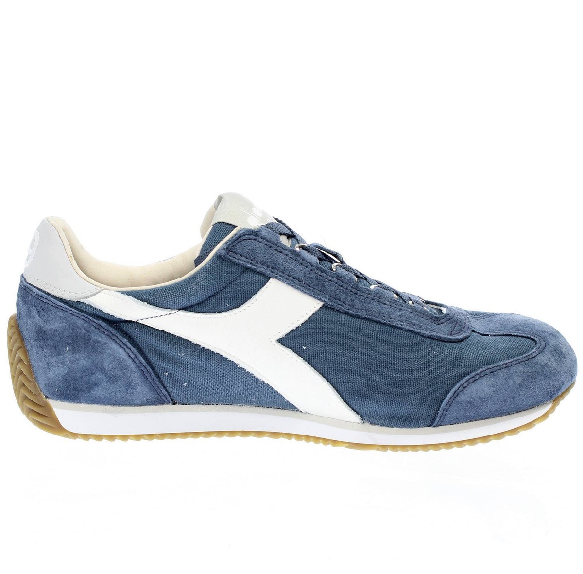 Diadora Heritage Equipe Canvas Stone Wash Blu Taglia 40 US