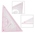3220 Clothing Triangular Scale Drawing Plate Ruler Tailor Sewing Patchwork Tools