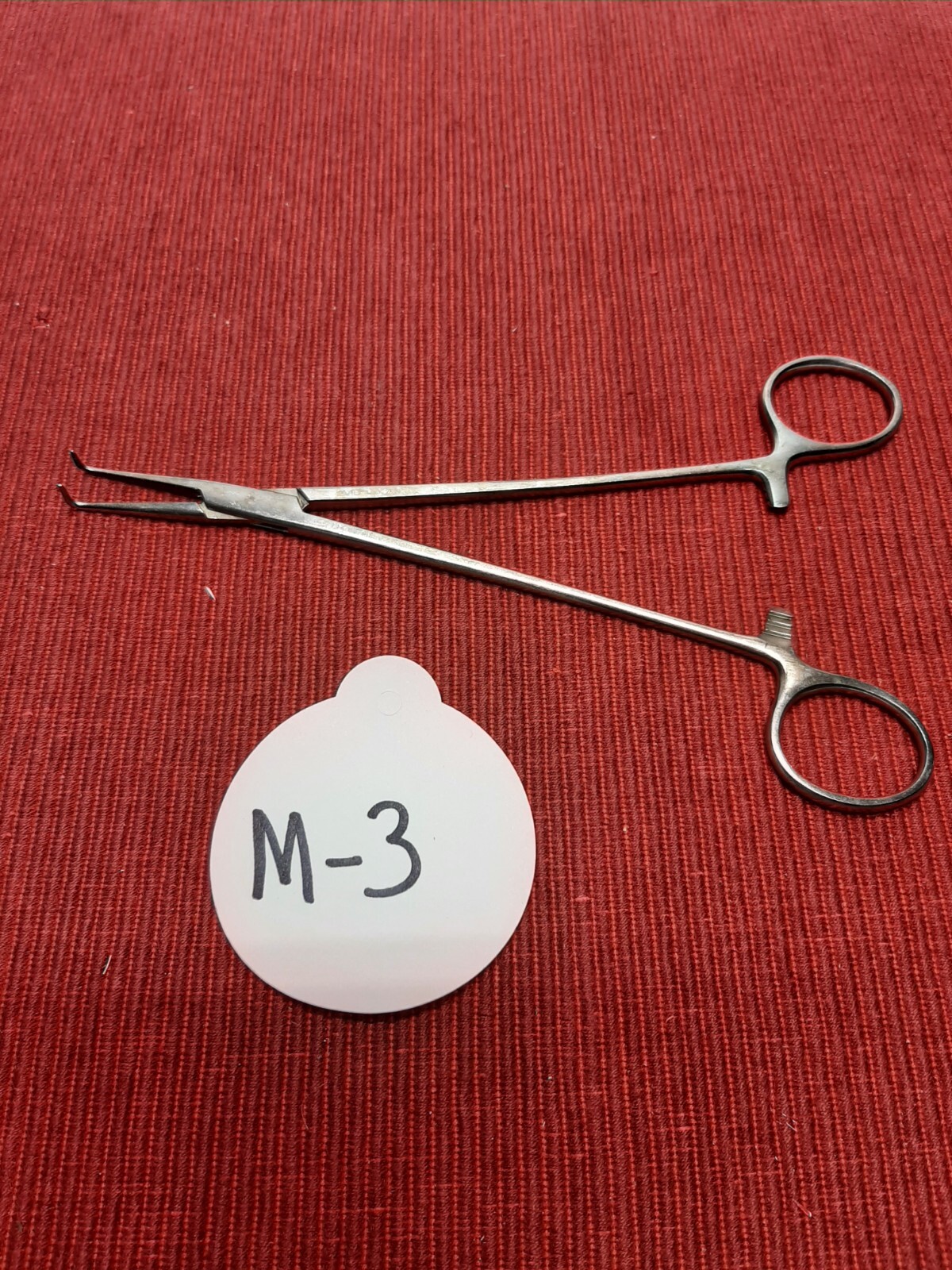 Jarit 140223 Curved Lawrence Surgical Curved 7.5” Forceps Stainless