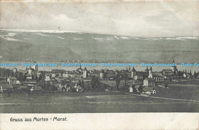 R558471 Gruss aus Murten Morat Nr 1389 F K B Zch Soeurs Schweizer Papeterie Mora