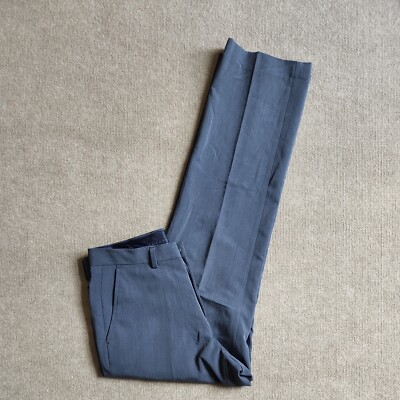 Nautica Dress Pants Mens Size 32x32 Blue Straight Leg Stretch