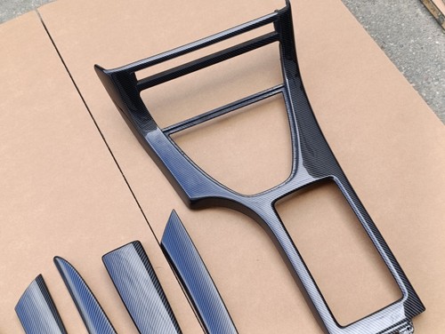 BMW X5 E53 Carbon Fiber DIPPED Interior trim set 11 PCS OEM REFINISHED - Picture 8 of 10