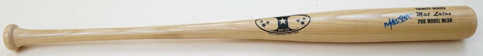 Mat Latos Signed Auto'd Trinity Model Baseball Bat PSA/DNA COA Reds Padres - Image 3 of 4