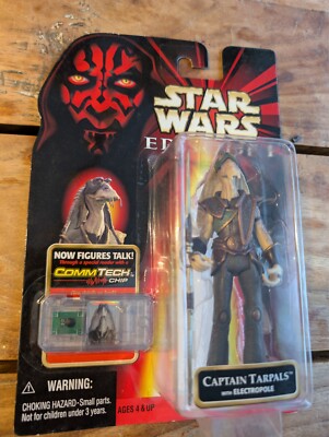 Hasbro Star Wars Captain Tarpals Comm Talk Chip Episode 1999 NEU OVP #84121