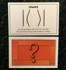 Monopoly Electronic Banking GET OUT OF JAIL Chance Card 2011