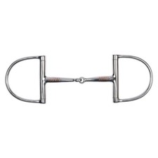 Schneiders FES 3/8 Curved Horse Snaffle D-Ring 5 Mouth | Durable Stainless Steel