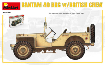 Bantam 40 Brc W/British Crew Plastic Kit 1:35 Model MINIART