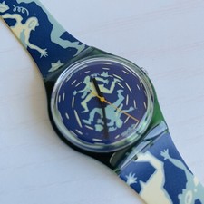 Swatch Watch Crash 1991 GG111 NEW IN BOX