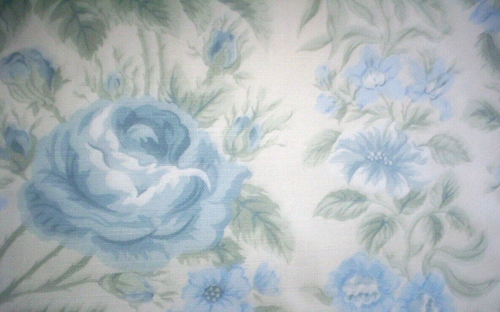 Laura Ashley Grantchester roses new vintage linen union fabric 4.4 yards 1989 - Picture 6 of 9