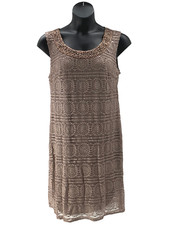 R M Richards Jacket Dress Champagne