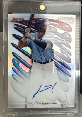Junior Caminero /250 2023 Bowman's Best #SHA-JCA Shellacked Auto Mini Diamonds