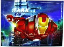 Marvel Avengers Iron Man Prism Vending Sticker Retro Officially Licensed 2012