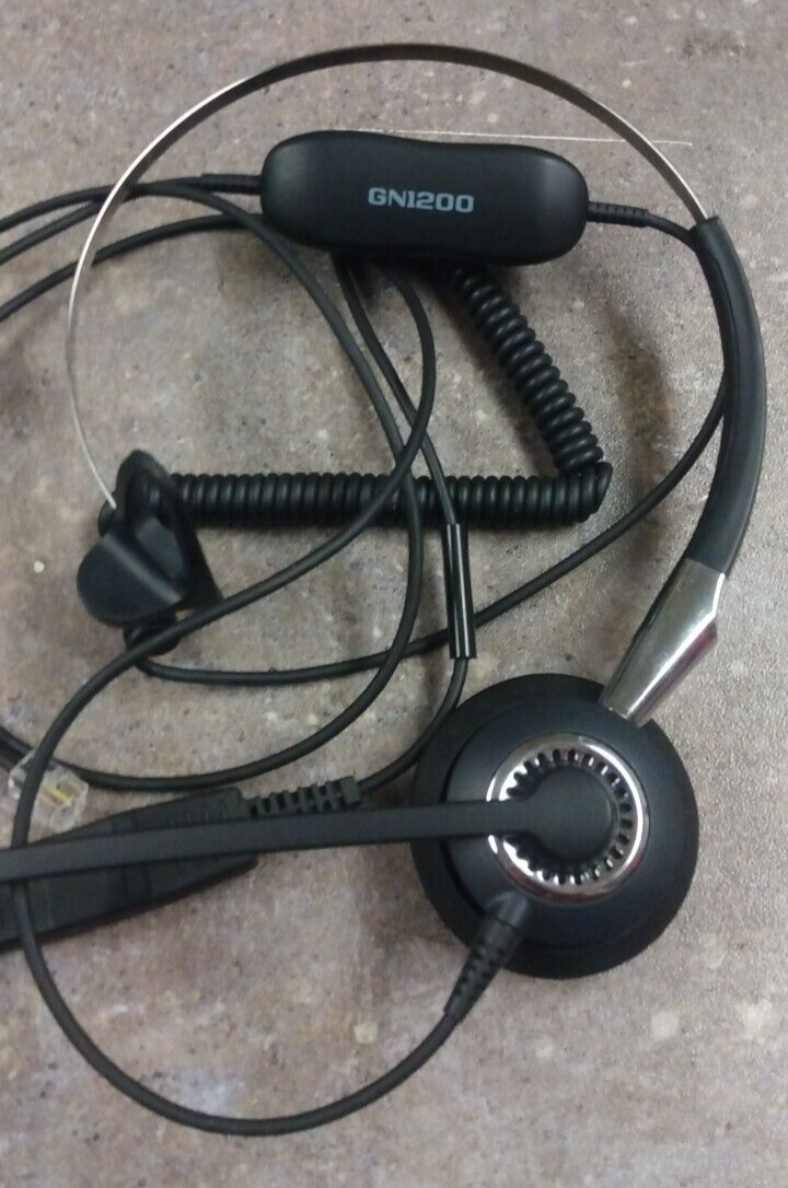 Jabra BIZ2400 II MS Mono Over the Ear Headset, Includes Jabra GN1200